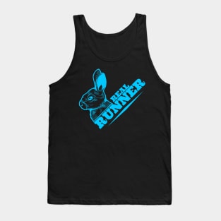 Real runner funny bunny for running days. Tank Top